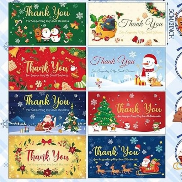 Christmas Thank You Cards (24 Count) - Picture 3 of 3
